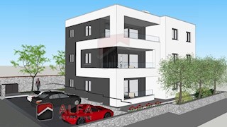 Hrvaška, Vodice – atraktivna lokacija, novo stanovanje naprodaj, drugo nadstropje, 40 m od morja