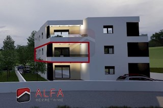 Hrvaška, Vodice, novogradnja, prodaja dvosobno stanovanje, prvo nadstropje