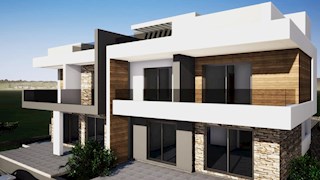 Jezera, otok Murter, sodoben dvoetažni apartma z bazenom na strešni terasi