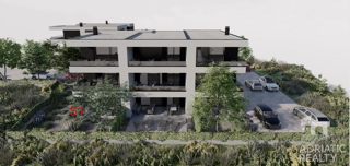 Srima, trisobno stanovanje z veliko teraso in vrtom 196,80 m2