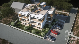 Vodice, novogradnja, enoprostanjski apartma 600 m od plaže