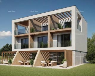 Medulin, Moderni troetažni apartma s pogledom na morje