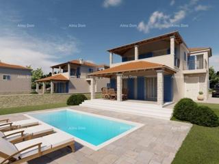 LIŽNJAN! PRODAJA HIŠE V GRADNJI S BAZENOM.