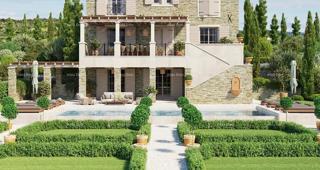 Motovun – Građevinsko zemljište 1.965 m² s projektom vile in pogledom na naravo