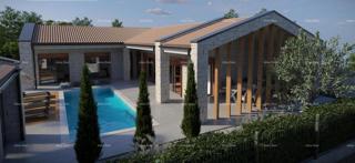 GRAĐEVINSKO ZEMLJIŠTE S PROJEKTOM ZA MODERNO ISTARSKO VILU, Buje