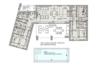 Prodaja - gradbeno zemljišče s projektom za gradnjo pritlične vile, Žminj V1