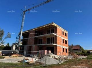 Prodaja stanov v novem stanovanjskem projektu v gradnji, pogled na morje, Žbandaj, Poreč!