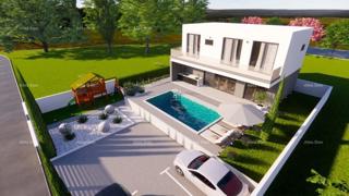 Građevinsko zemljišče 512 m² z idejnim projektom – Kanfanar