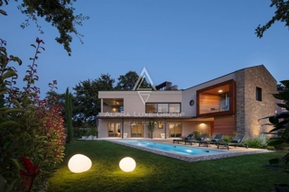 Vila z bazenom in pogledom na morje in vinograde, Istra, Poreč