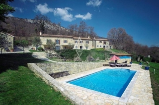 Stone rustikalna vila s panoramskim pogledom, Istria, Lupoglav