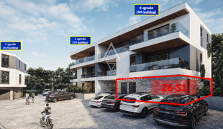 Pula, Istra: Sodobno 2-sobno stanovanje z vrtom