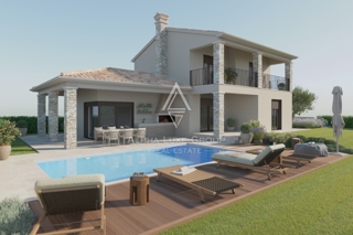 Istra, Višnjan: Samostojna hiša z bazenom