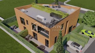 Poreč, okolica – NOVOGRADNJA, enosobno stanovanje, 50 m² z lastnim vrtom