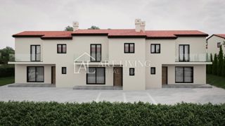 Buje, Kaštel – NOVOGRADNJA, atraktivna vrstna hiša z bazenom