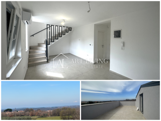 Poreč, okolica - dvoetažno trisobno stanovanje z edinstveno strešno teraso