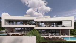 Kuća s bazenom i vrtom, pogled na more | Istra, Medulin