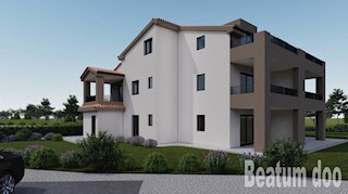 Apartma A.u pritličje z vrtom, novo stavbo, okolica Poreča