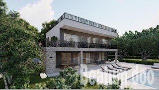 Vila v izgradnji s pogledom na morje, Poreč