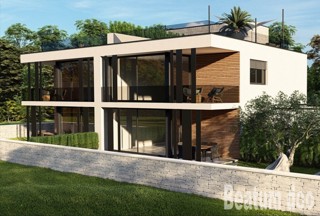 Apartma pritličje z vrtom in bazenom, Vabriga