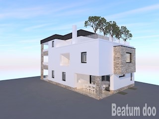 Dvoetažni apartma v gradnji, v okolici Novigrada s pogledom na morje