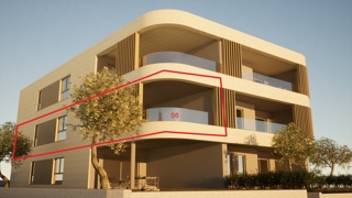 Novogradnja, Vodice, apartma 3 spalnice, plaža
