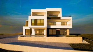 Gradbeno zemljišče s projektom za dvojček