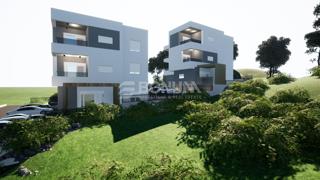 Enosobno stanovanje z ložo, 1. nadstropje – Žaborić, 400 m od plaže