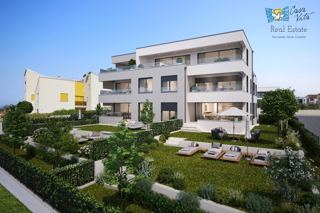 Apartmaji v gradnji 1000m od morja in centra Novigrada!