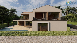 ISTRA, POREČ - Moderna kuća v izgradnji 1000 m od morja!