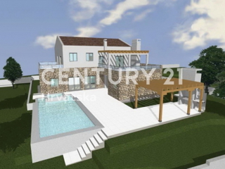 VIŠNJAN, PRODAJA GRADBENEGA ZEMLJIŠČA Z GRADBENO DOVOLJENJO IN POGLEDOM