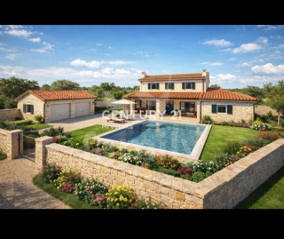 VODNJAN, GRADBENO ZEMLJIŠČE NA OSAMLJENI LOKACIJI Z GRADBENO DOVOLJENJEM