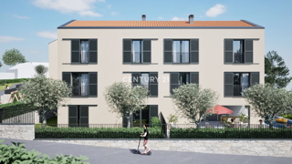 BADERNA, GRADBENO ZEMLJIŠČE, GRADBENO DOVOLJENJE ZA 8 STANOVANJ