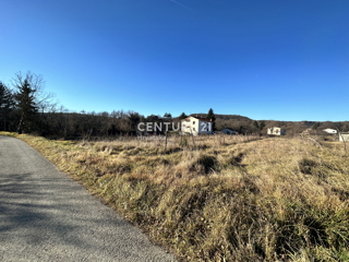 LABIN, PIĆAN, GRADBENI ZEMLJIŠČE PRAVILNE OBLIKE Z RAZGLEDOM NA STARI GRAD