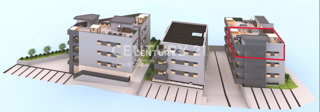 ZADAR - SUKOŠAN - PENTHOUSE Z DAKTARASO - 100 M OD MORJA