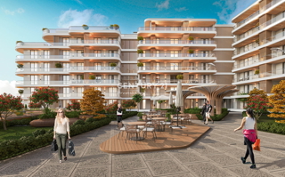 Zadar, Crvene Kuće, luksuzna novogradnja, stanovanje 80,08 m2, pritličje
