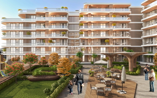 Zadar, Rdeče hiše, luksuzna novogradnja, stanovanje 57,02 m2, 1. nadstropje