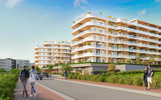 Zadar, Crvene Kuće, luksuzna novogradnja, stanovanje 81,61 m2, 2. nadstropje