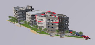 ZADAR - SUKOŠAN - PENTHAUS NA DRUGEM NADSTROPJU - POGLED NA MORJE - 80 M OD MORJA
