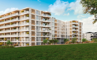 ZADAR, CRVENE KUĆE, LUKSUZNA NOVOGRADNJA, STANOVANJE 56,96 m2, 1. nadstropje