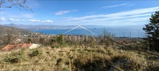 Oprić - prodaja gradbenega zemljišča s pogledom na Kvarner