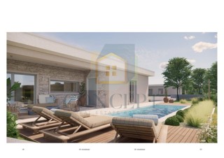 Poreč, okolica, Prizemna hiša s bazenom na mirni lokaciji, 5 km od morja