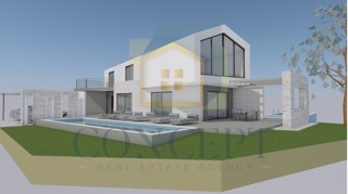 Poreč, okolica, Moderna vila s bazenom na mirni lokaciji, 16 km od morja