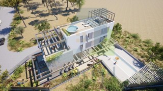 Umag, okolica, Gradbena zemljišča s gradbenim dovoljenjem 500 m od morja