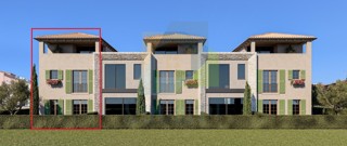 Poreč, okolica, Zadnja hiša v vrsti z dvoriščem