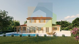 Poreč, okolica, Samostoječa hiša v gradnji na čudoviti lokaciji