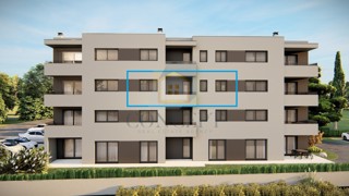 Poreč, okolica, Stan na 2. katu novogradnje s 1 spalnico, 3 km od morja