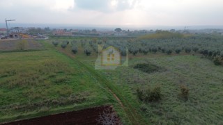 Poreč, okolica, Građevinsko zemljišče s pogledom na morje, 12 km od morja