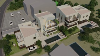 Poreč, okolica, Gradbena zemljišča s gradbenim dovoljenjem za 8 stanovanj, 3 km od morja