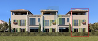 Poreč, okolica, Zadnja hiša v nizu s dvoriščem