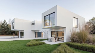 Poreč, okolica, Gradbeno zemljišče s projektom za dvojni objekt, 12 km od morja